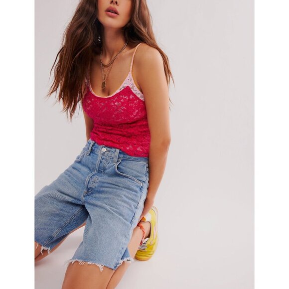 Free People Pink Lace Camisole - Picture 3 of 10
